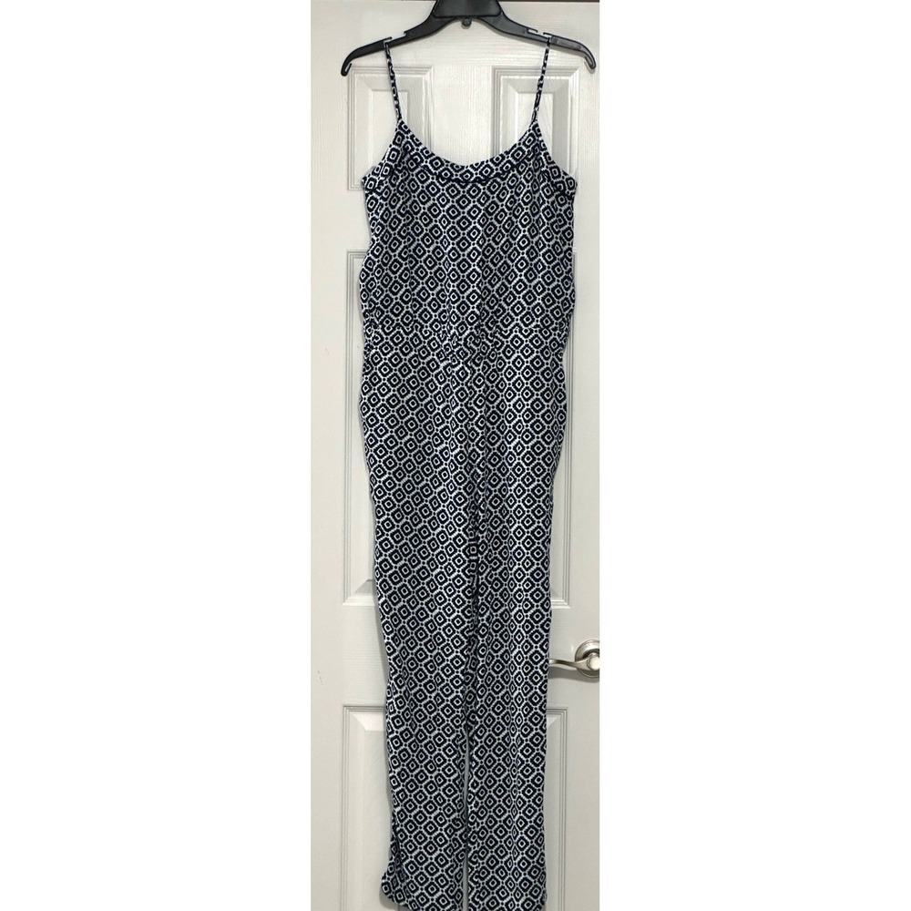 Ann Taylor Loft Women's Jumpsuit Romper Navy White Size (S)